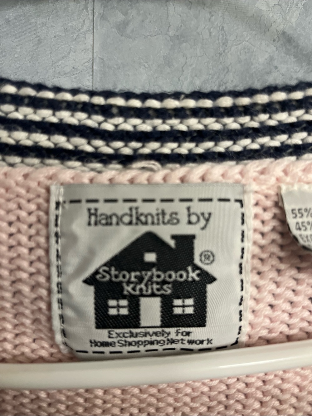 Storybook Knits Womens Cardigan Sweater Vintage Nautical Sail 3x Cotton Women’s - Picture 2 of 15